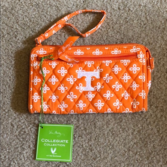 Vera Bradley Accessories - Vera Bradley Collegiate Front Zip Wristlet- TN